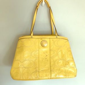 Patent Leather Coach Bag